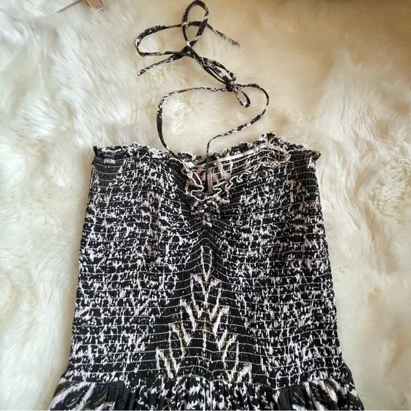 Free People Jumper - Boho Balloon Leg Jumper in Gauzy Material - S - Picture 3 of 8